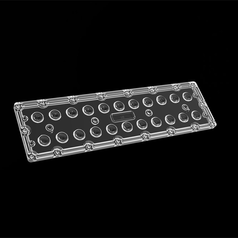 TYPE5 ความทนทานสูง LED Street Light Lens With Low Loss SMD7070 22IN1 สําหรับการส่องแสงที่จอดรถ