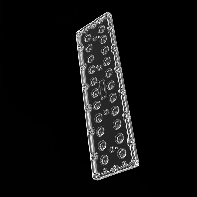 TYPE5 ความทนทานสูง LED Street Light Lens With Low Loss SMD7070 22IN1 สําหรับการส่องแสงที่จอดรถ