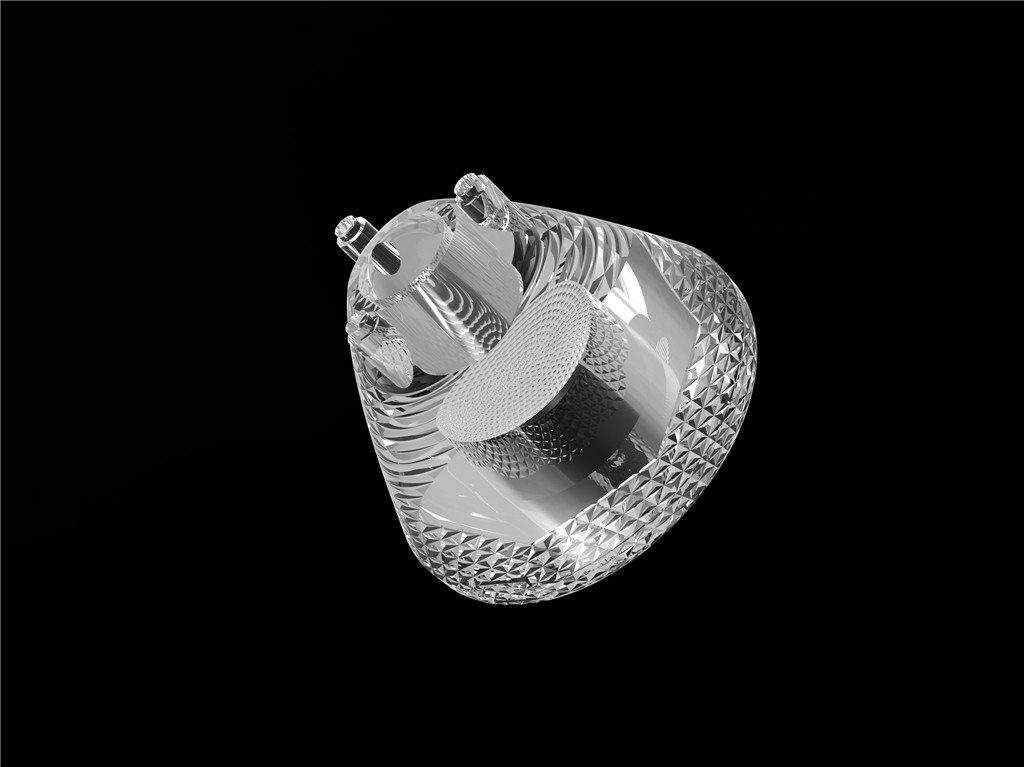 35*23.3mm IP66 กันน้ํา PMMA เลนส์ LED สําหรับการกระจายแสงแบบเดียวกัน