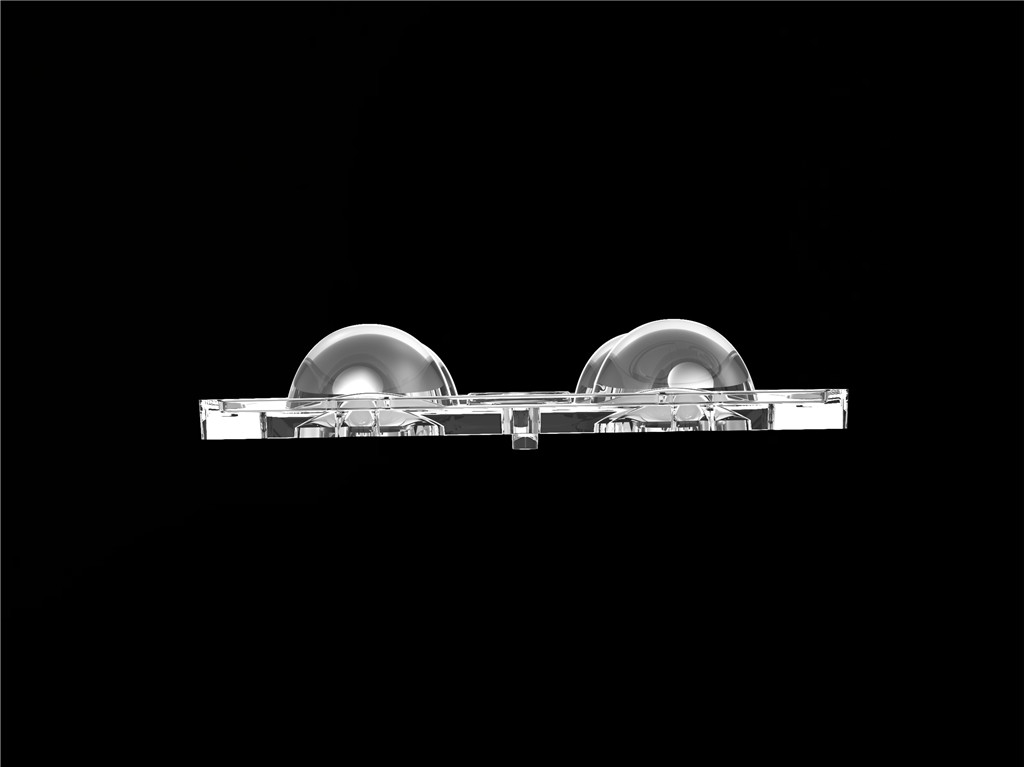 50 * 50 มม 60 องศา 4 ใน 1 LED แสงเลนส์วัสดุ PC สําหรับแสงน้ําท่วม SMD7070 / 5050 / 4 * 3030 LED