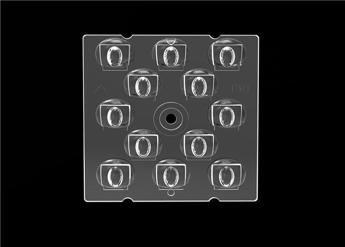 วัสดุคอมพิวเตอร์ LED Street Light Module Lens 80 * 150 องศากับชิป SMD ของ Osram
