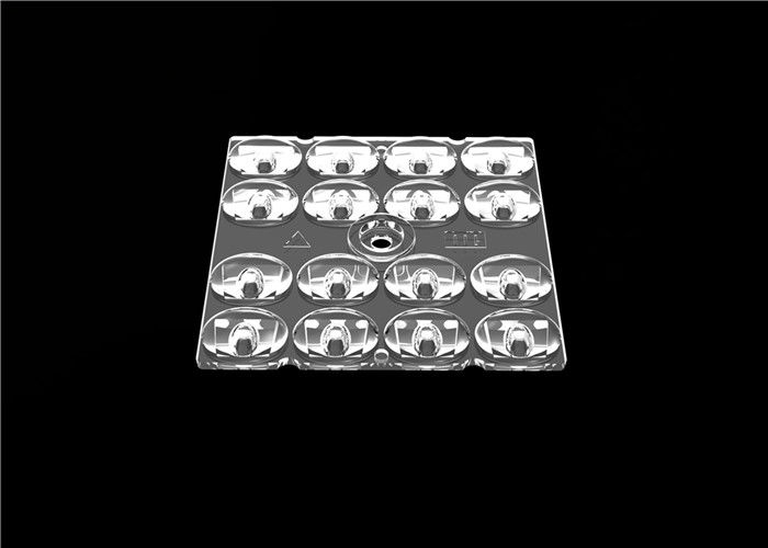 High Lumen LED Lens Array อัตราการส่งผ่านข้อมูล 93% ลดค่าใช้จ่ายทั้งหมดสำหรับไฟ LED