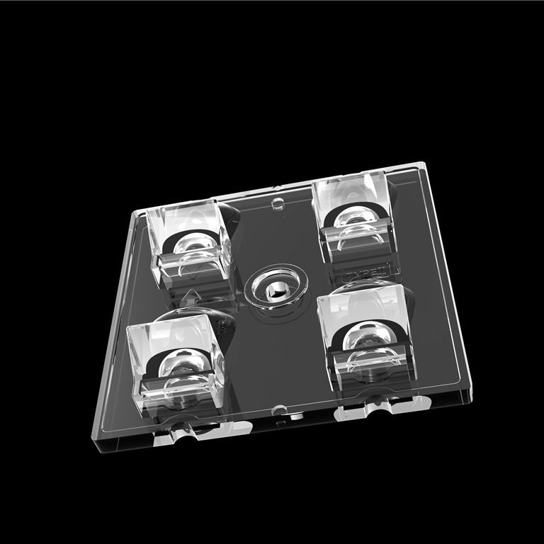 2*2 5050LED ชิป ประสิทธิภาพสูง LED สเตเดี้ยมแสงเลนส์สําหรับสนามกีฬา / การสว่างสแควร์ / หลอดอุโมงค์