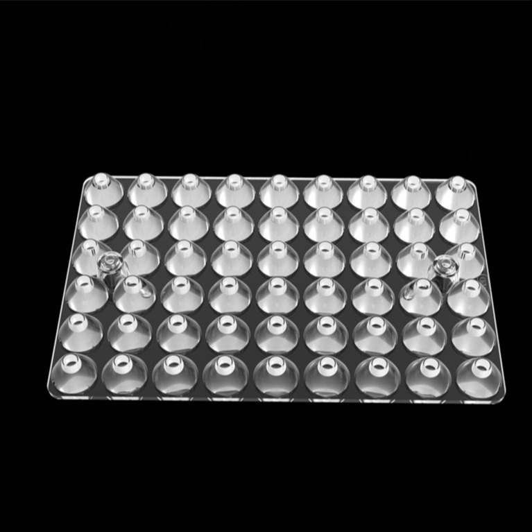 15 องศา 54 ออตติกส์ใน 1 เลนส์ Led Array สําหรับสเตเดี้ยม / ไฟสว่าง / ไฟถนน / ไฟสี่เหลี่ยม