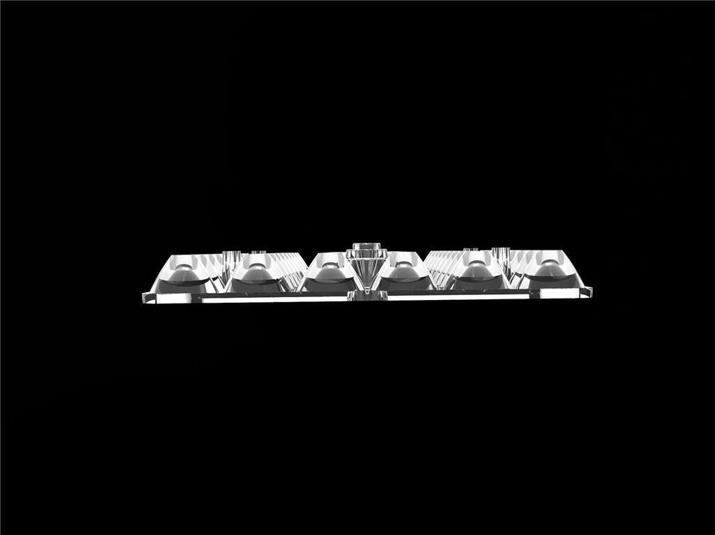 54IN1 30 องศา แสงกลางแจ้ง 3030 เลนส์ LED PC Led Optics สําหรับสเตเดียม Light / Pitch Light L144*W94mm