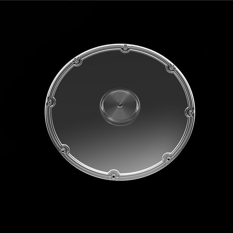 Φ206mm Spark - High Bay UFO LED Optical Lens 120 องศา สําหรับการสว่างพื้นที่อุตสาหกรรมพลังงานสูง