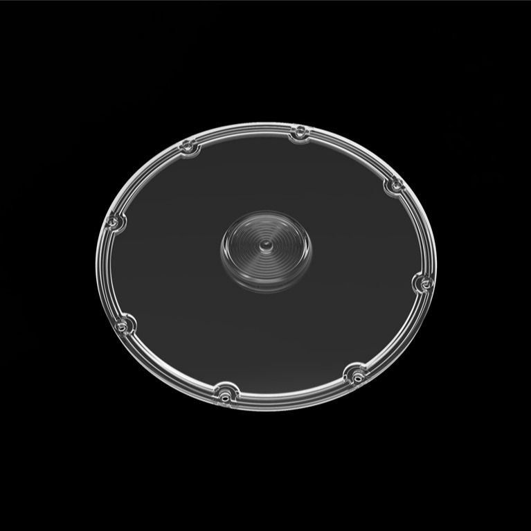 Φ206mm Spark - High Bay UFO LED Optical Lens 120 องศา สําหรับการสว่างพื้นที่อุตสาหกรรมพลังงานสูง