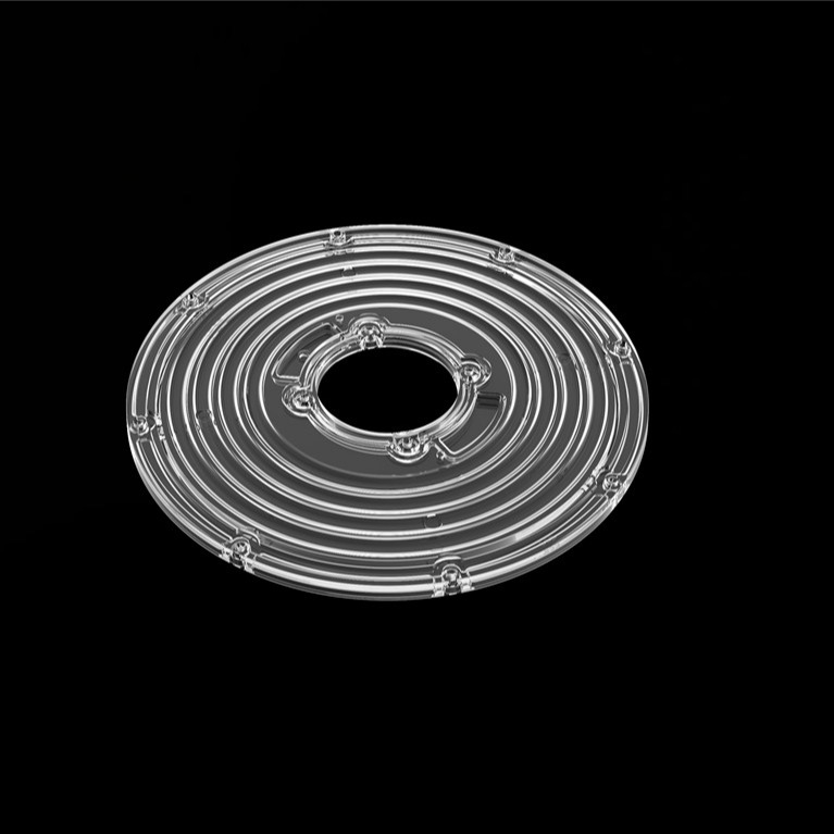 206mm กว้าง โมดูลกลม เลนส์สําหรับ High Bay Light UFO เลนส์ 90 องศา φ206mm PC LED เลนส์
