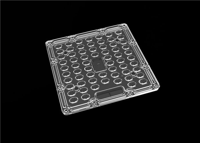 ความสว่างสูง LED Light Lens วัสดุ PC / PMMA สำหรับไฟถนน Modular Street