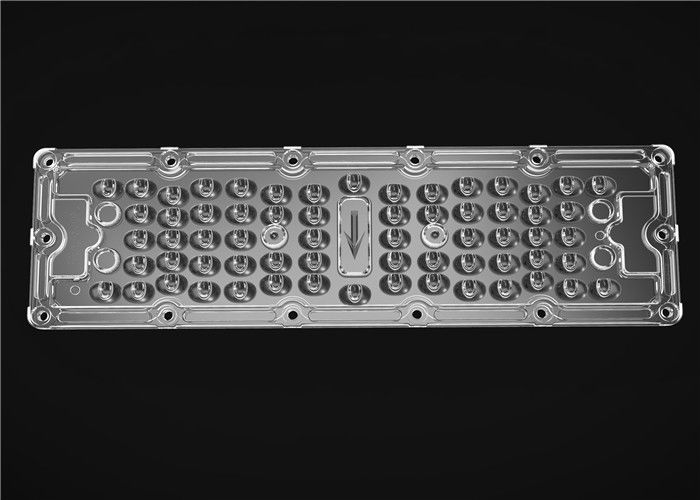 64 ชิ้น LEDs ถั่วลิสงเลนส์ไฟ LED อุปกรณ์เสริมความร้อนสำหรับโคมไฟถนน LED
