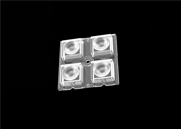 3535/5050 เลนส์ LED 4 in 1 Flood Light Lens พร้อมมุมลำแสง 25 องศา