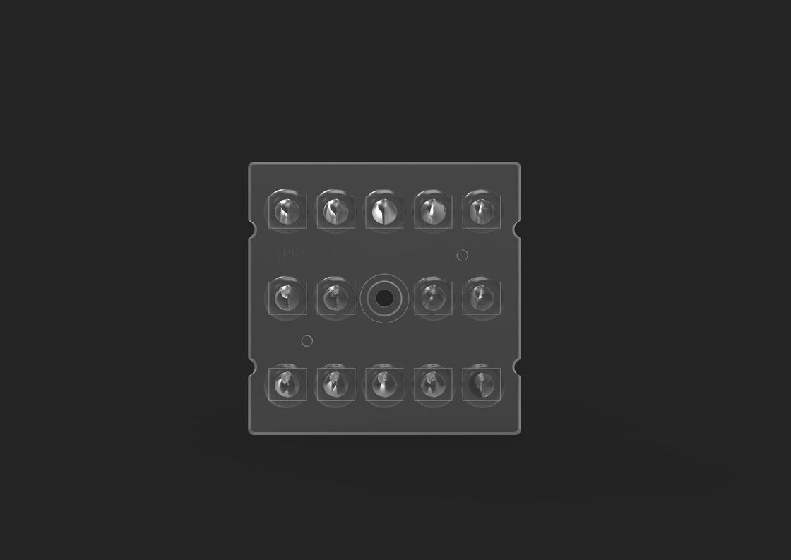 การจัดจำหน่ายไฟแบบ Ultra Wide Lens Array 14 In 1 Type 5 สำหรับไฟส่องสว่างที่จอดรถ