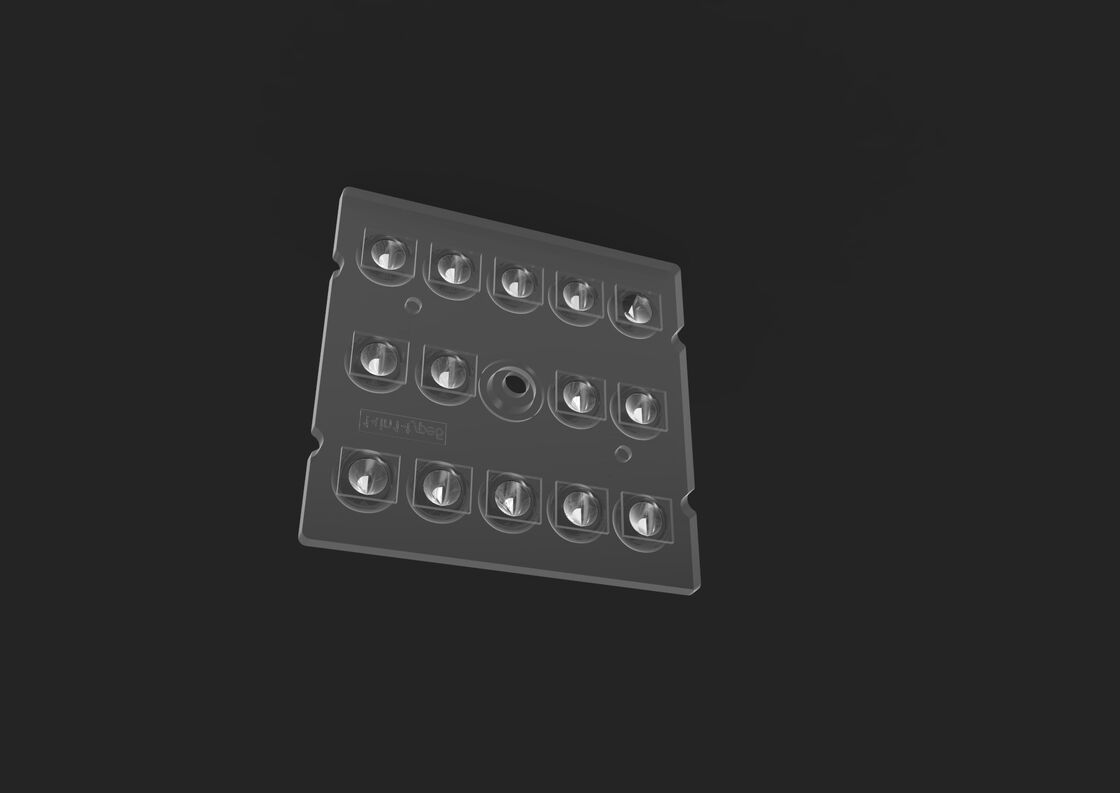 การจัดจำหน่ายไฟแบบ Ultra Wide Lens Array 14 In 1 Type 5 สำหรับไฟส่องสว่างที่จอดรถ