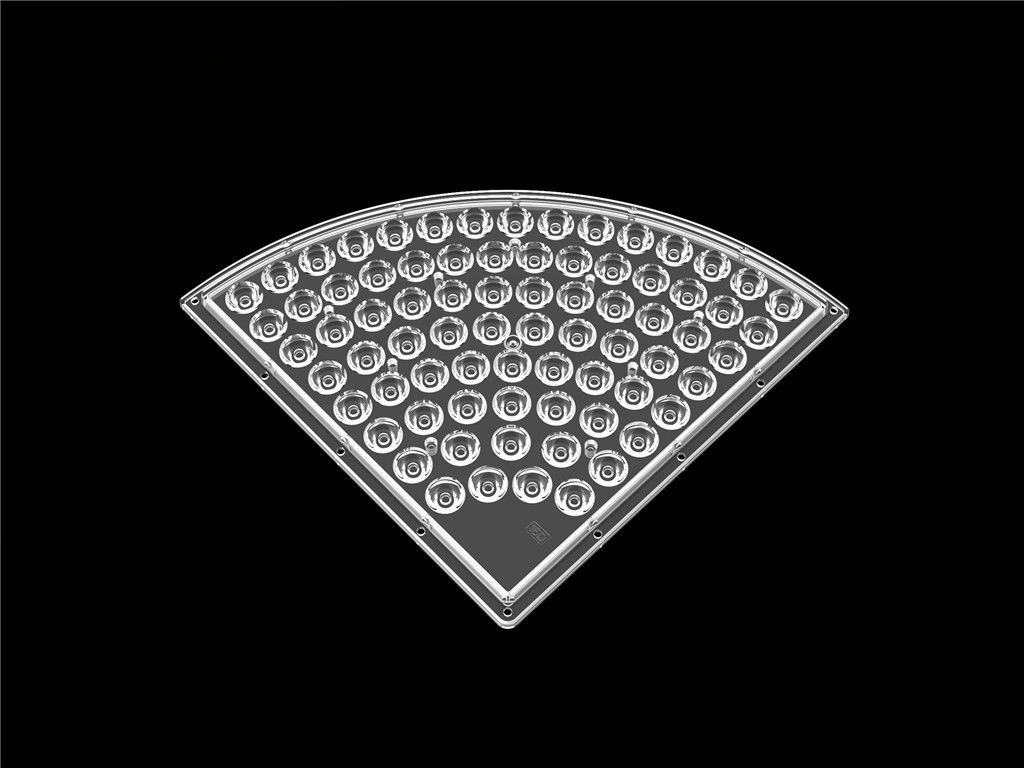 รูปร่างพิเศษเลนส์ LED สะท้อนแสง / LED Strip เลนส์วัสดุคอมพิวเตอร์ D235 * H9.4mm