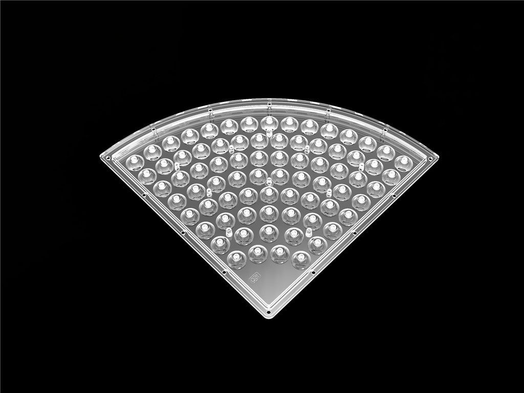 รูปร่างพิเศษเลนส์ LED สะท้อนแสง / LED Strip เลนส์วัสดุคอมพิวเตอร์ D235 * H9.4mm