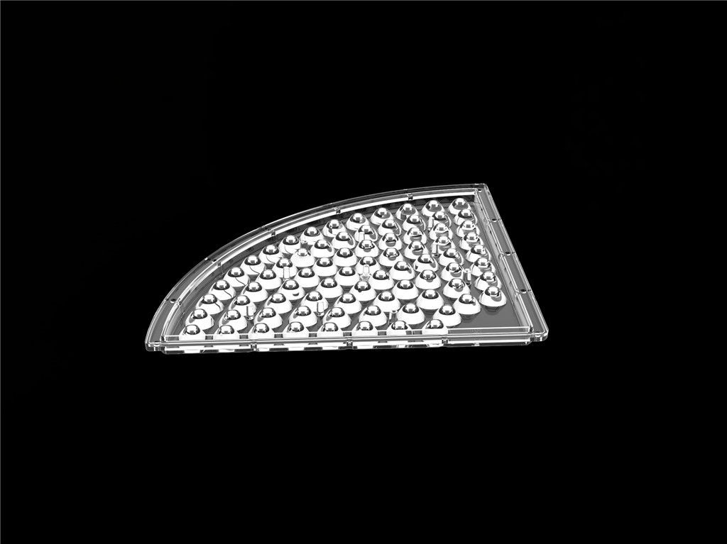 รูปร่างพิเศษเลนส์ LED สะท้อนแสง / LED Strip เลนส์วัสดุคอมพิวเตอร์ D235 * H9.4mm