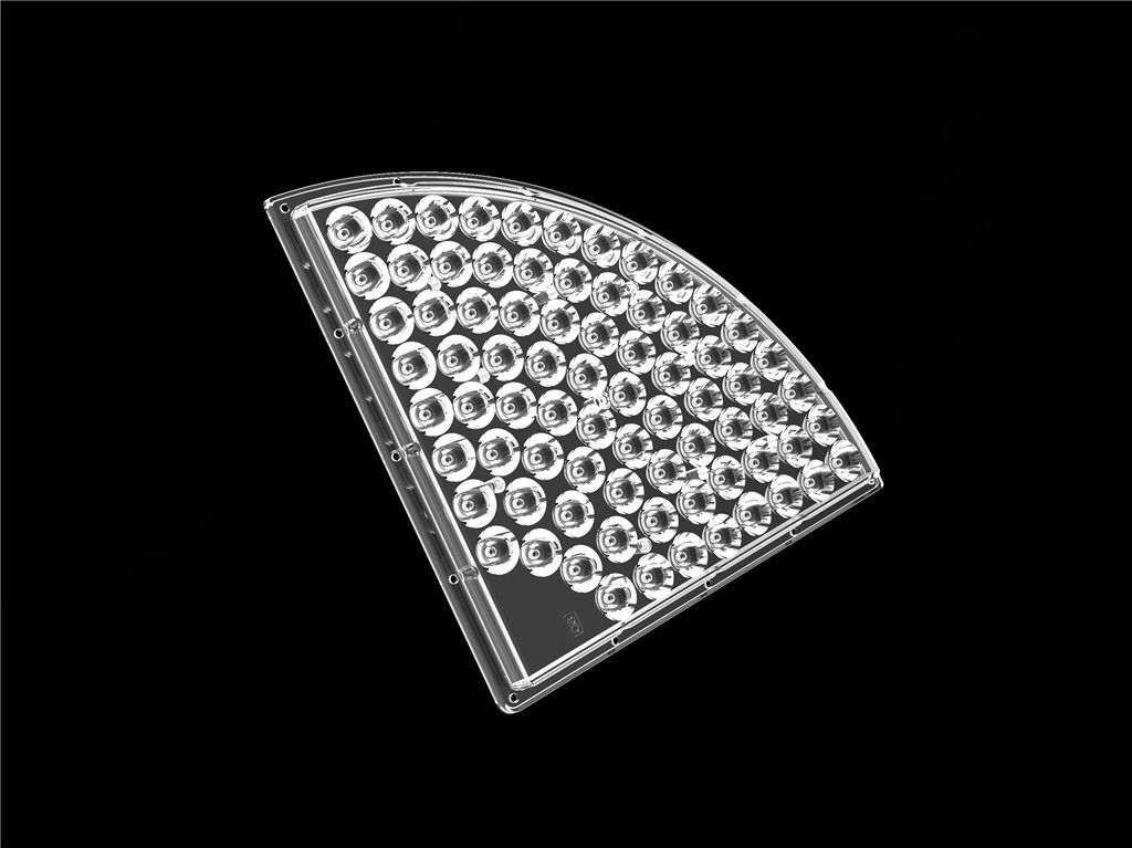 เลนส์แสง LED 76 In 1 สำหรับเลนส์ High Bay Light 90 องศามุมของลำแสง
