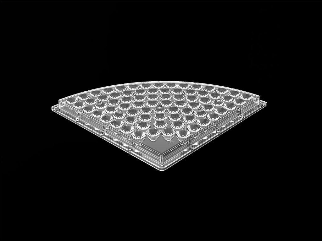 เลนส์แสง LED 76 In 1 สำหรับเลนส์ High Bay Light 90 องศามุมของลำแสง