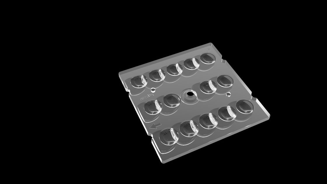 PHILIPS SMD3030 Square LED Lens 14 In 1, Eyes Protecting SMD LED Lens สำหรับไฟถนน LED